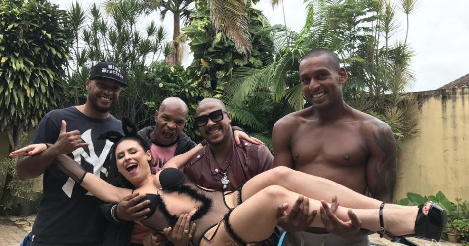 GangBang interracial emme white